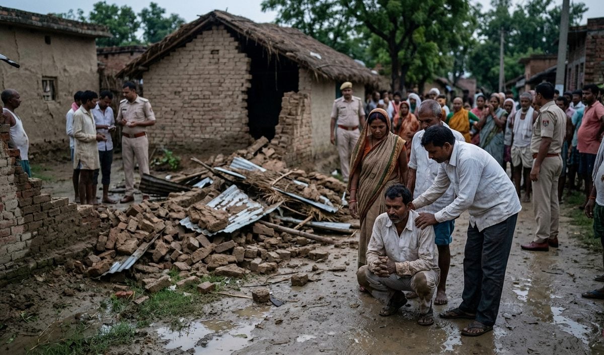 सीतापुर में बारिश से कच्ची दीवार ढहने पर बच्ची और चाचा की मौत, एक अन्य घायल सीतापुर में बारिश से कच्ची दीवार ढहने पर बच्ची और चाचा की मौत, एक अन्य घायल