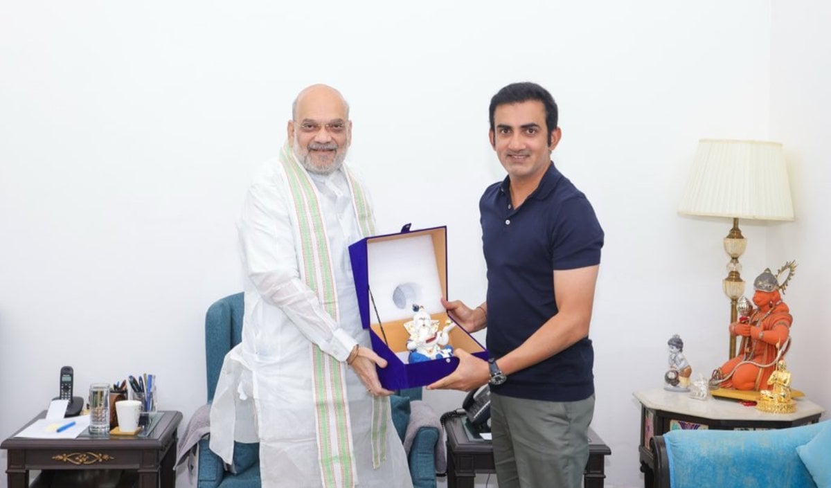 Gautam Gambhir ने गृह मंत्री Amit Shah से की मुलाकात, मार्गदर्शन के लिए जताया आभार​