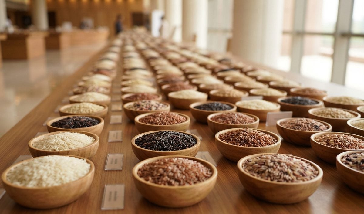 Bharat Mandapam में BIRC के दौरान प्रदर्शित होंगी 200 Rice Varieties Bharat Mandapam में BIRC के दौरान प्रदर्शित होंगी 200 Rice Varieties