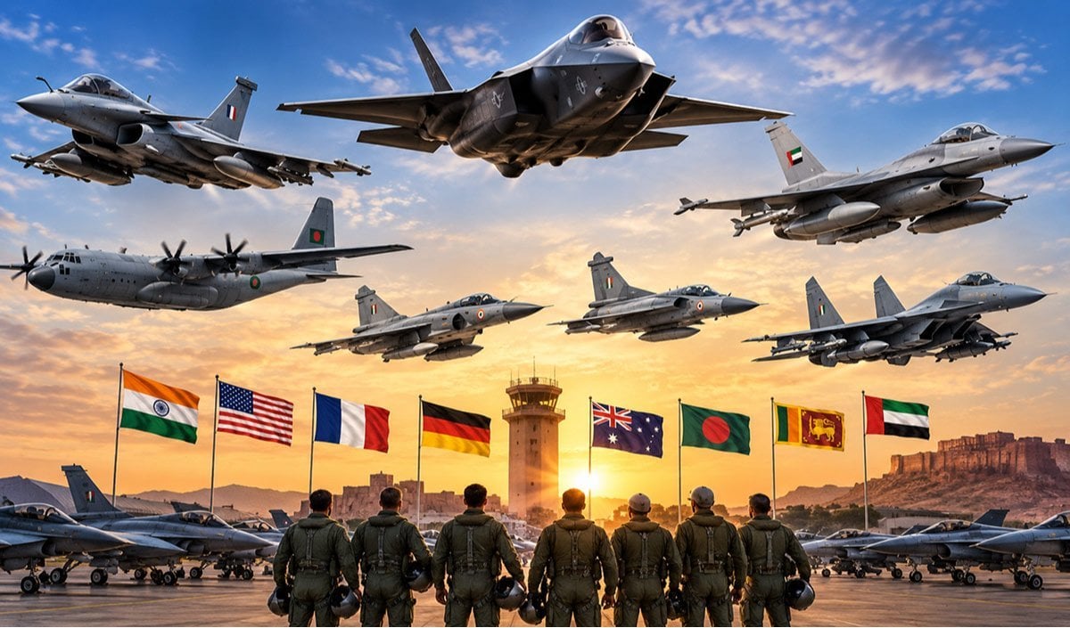 अचानक आ रहा US का F-35, France का Rafale और UAE का F-16 Fighter Jet, India में दुनिया की ताकतवर Air Forces का महाजमावड़ा देख दुश्मन काँपे
