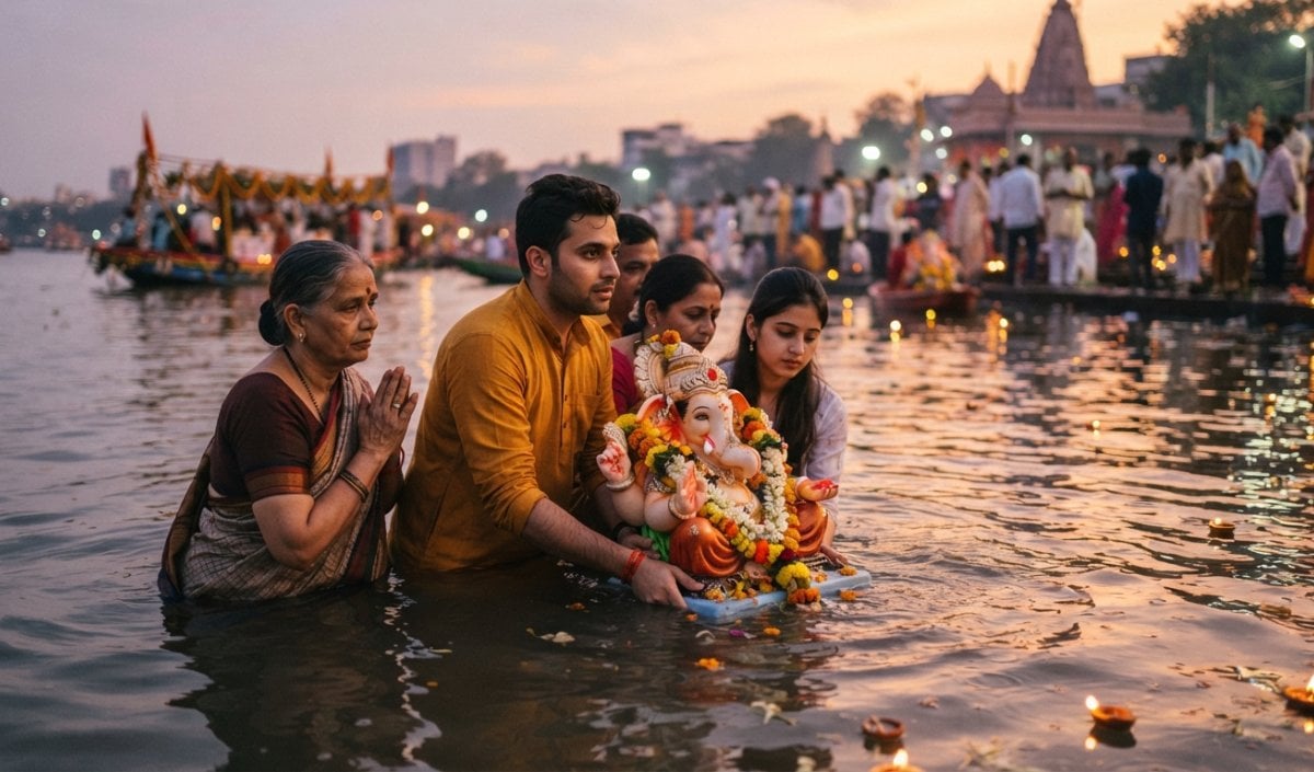 Ganesh Visarjan 2026 Date: 25 सितंबर को होगा बप्पा का विसर्जन, यह है अनंत चतुर्दशी का शुभ मुहूर्त Ganesh Visarjan 2026 Date: 25 सितंबर को होगा बप्पा का विसर्जन, यह है अनंत चतुर्दशी का शुभ मुहूर्त