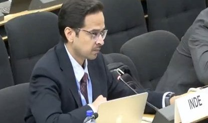 Kshitij Tyagi ने UN में Pakistan को घेरा, PoK खाली करने और आर्थिक संकट सुधारने को कहा