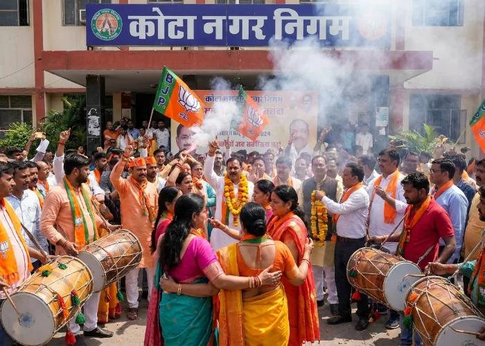 Kota Mayor Election में BJP की जीत, 65 वोट पाकर Anusuiya Goswami बनीं नई महापौर