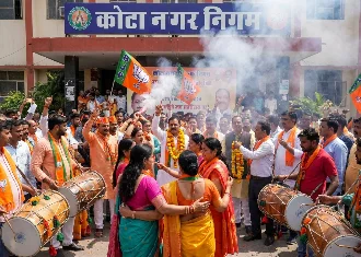 Kota Mayor Election में BJP की जीत, 65 वोट पाकर Anusuiya Goswami बनीं नई महापौर