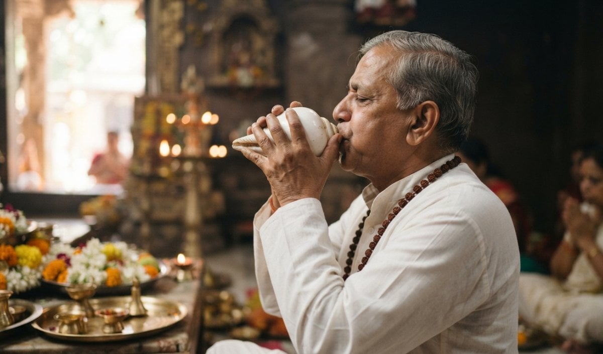Shankh Benefits: शंखनाद से खत्म होती है Negative Energy, मानसिक शांति के साथ बढ़ता है आत्मबल Shankh Benefits: शंखनाद से खत्म होती है Negative Energy, मानसिक शांति के साथ बढ़ता है आत्मबल