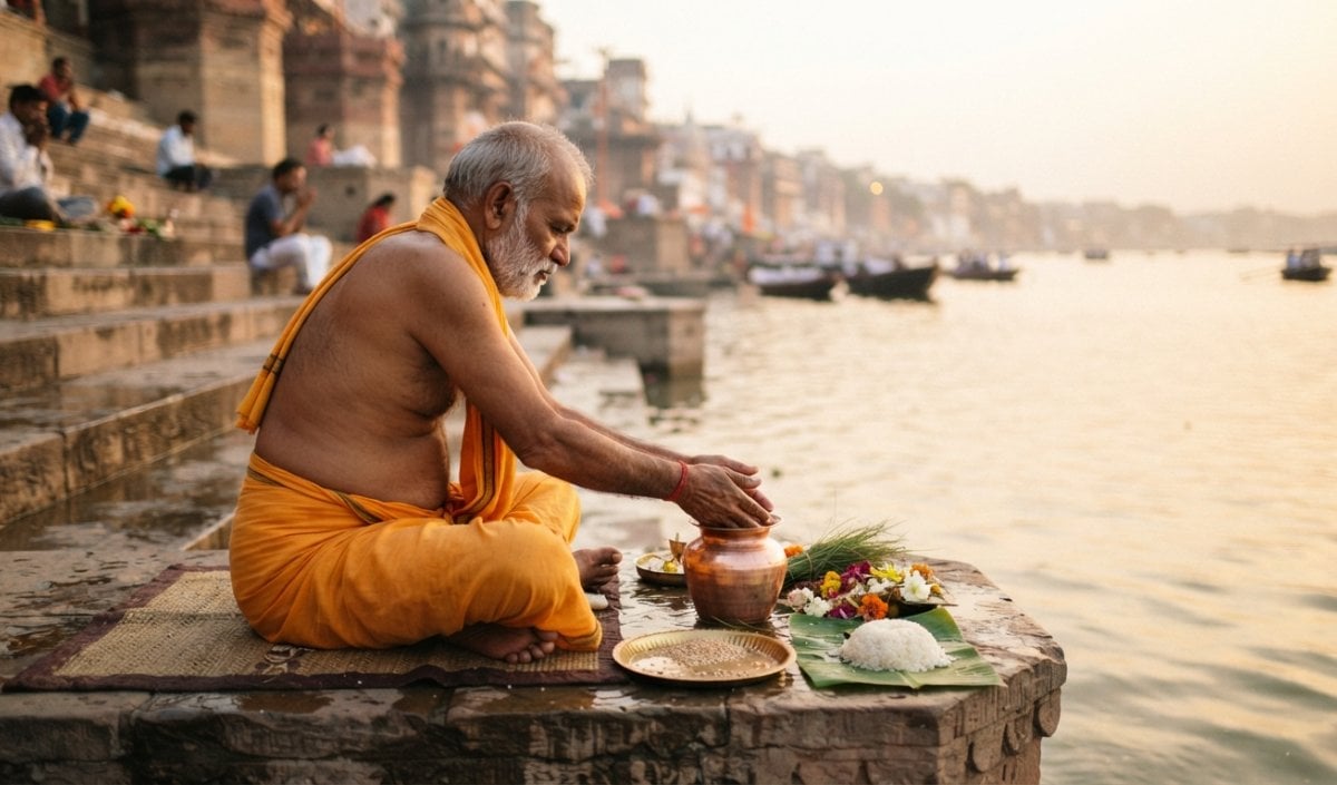 Pitru Paksha 2026: पूर्णिमा तिथि के श्राद्ध की संपूर्ण विधि, सामग्री और ऋषि तर्पण के विशेष मंत्र Pitru Paksha 2026: पूर्णिमा तिथि के श्राद्ध की संपूर्ण विधि, सामग्री और ऋषि तर्पण के विशेष मंत्र