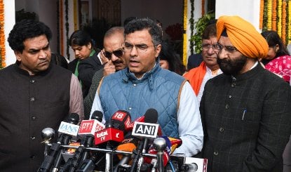 Arvind Kejriwal पर बरसे Pravesh Verma, कहा- गुंडागर्दी से नहीं जीता जाता जनता का दिल