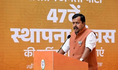 Assembly Elections की तैयारी: Delhi में BJP अध्यक्ष Nitin Nabin ने 65 प्रभारियों संग की बैठक