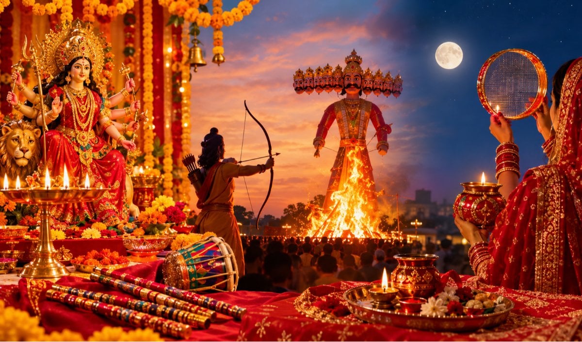 October 2026 Festival Vrat List: शारदीय नवरात्रि, दशहरा और करवा चौथ की सही तारीखें October 2026 Festival Vrat List: शारदीय नवरात्रि, दशहरा और करवा चौथ की सही तारीखें