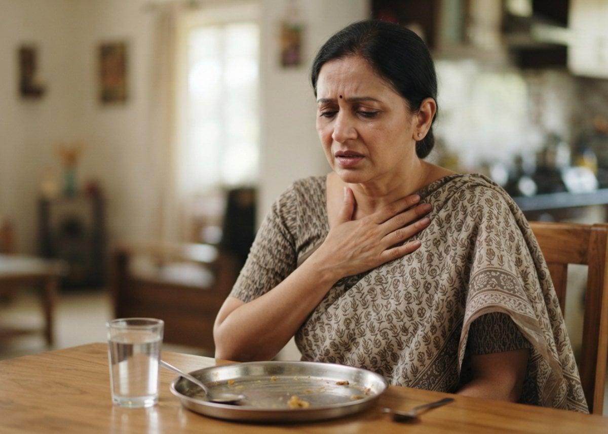 Health Tips: खाना खाने के बाद सीने और गले में जलन, पेट का ACID नली में लौटने से बढ़ता है Heartburn