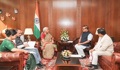 असम और मेघालय के CMs ने Nirmala Sitharaman से की मुलाकात, EAPs को रफ्तार देने पर हुआ मंथन