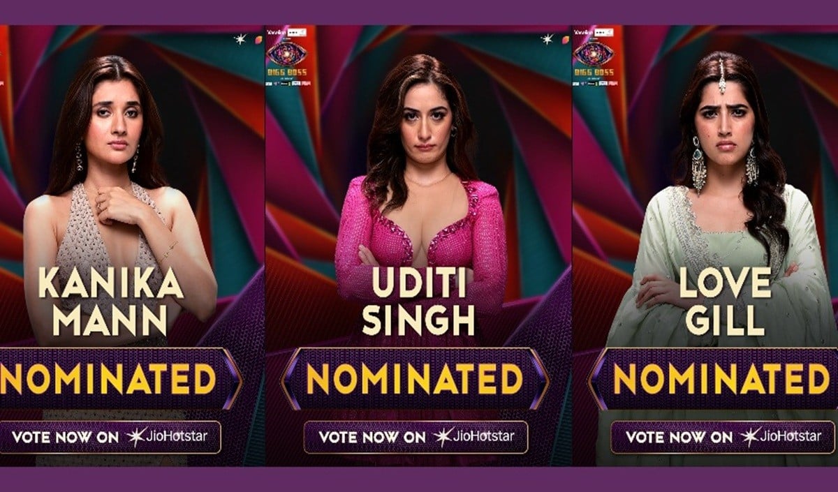 Bigg Boss 20 Day 3 | पहले ही नॉमिनेशन से बिगड़ा घर का माहौल, ईशा के ‘एक्स’ कनेक्शन और अरिशफ़ा-आम्रपाली के झगड़े ने बढ़ाया पारा Bigg Boss 20 Day 3 | पहले ही नॉमिनेशन से बिगड़ा घर का माहौल, ईशा के ‘एक्स’ कनेक्शन और अरिशफ़ा-आम्रपाली के झगड़े ने बढ़ाया पारा