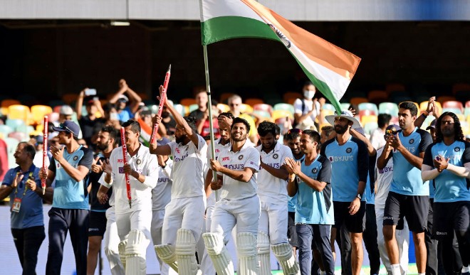 आतिशबाजियों के साथ Google दे रहा है Indian Cricket Team को ऐतिहासिक जीत की बधाई, देखें एमिनेशन