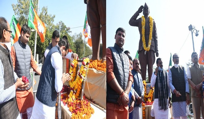 नेताजी के रास्ते पर चलकर देश को सक्षम और सशक्त बना रहे मोदी जीः विष्णुदत्त शर्मा