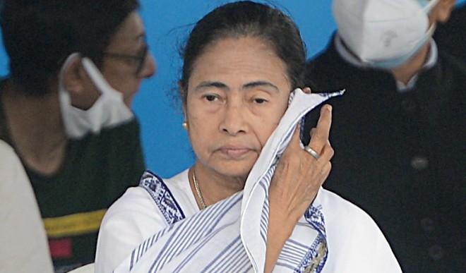 ममता बनर्जी का आरोप, भाजपा ने जय श्रीराम का नारा लगाकर नेताजी का अपमान किया