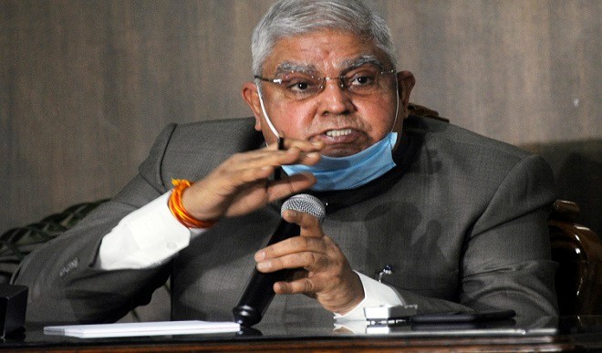 मतदाताओं को सशक्त बनाने के लिए भय का माहौल दूर होना चाहिए: जगदीप धनखड़