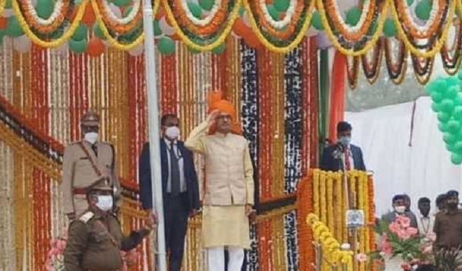 मध्य प्रदेश में हर्षोल्लास और राष्ट्रभक्ति के साथ मनाया गया गणतंत्र दिवस