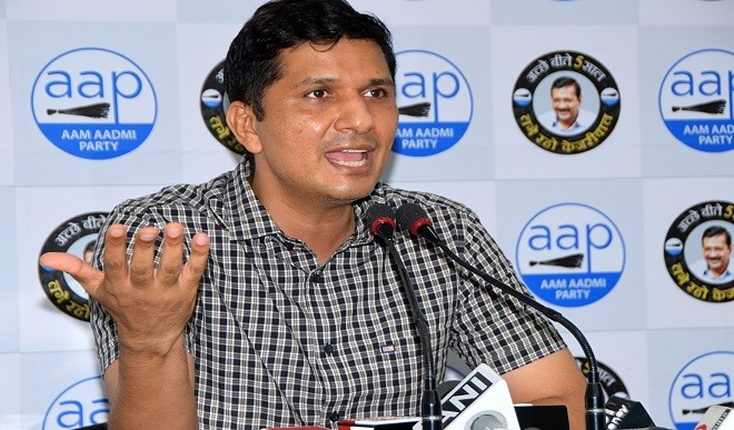 AAP का आरोप, किसान आंदोलन को बदनाम करने के लिए भाजपा ने रची थी साजिश